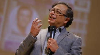 Gustavo Petro, precandidato presidencial del Pacto Histórico./Foto archivo Colprensa