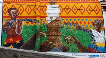 A través de murales se logra perpetuar la historia en el municipio de Ocaña. / Foto: Cortesía / La Opinión 