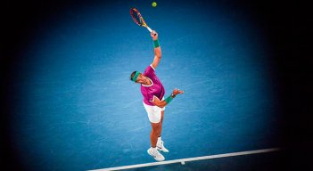 Rafael Nadal, finalista del Abierto de Australia. 