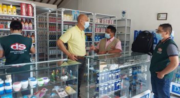 Funcionarios del Instituto Departamental de Salud, IDS, adelantan labores de inspección y vigilancia en las farmacias evitar la venta de medicamentos antidepresivos utilizados por los jóvenes para doparse.