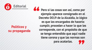 Políticos y su propaganda