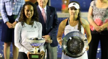 Leylah Fernández y Camila Osorio, final del Abierto GNP Seguros. 