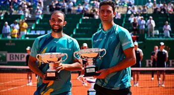 Juan Sebastián Cabal y Robert Farah, subcampeones en Montecarlo. 