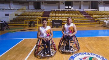 Jairo Lázaro y Juan Mantilla, en Reggio Calabria