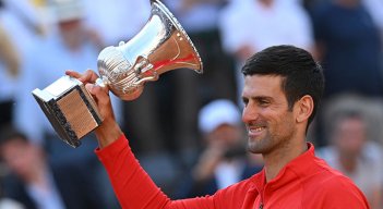 Novak Djokovic, campeón del Masters de Roma 2022. 