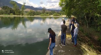 En mesa técnica se analizan las condiciones de la laguna de oxidación de Ábrego. / Foto: Cortesía / La Opinión 