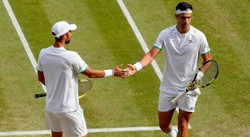 Juan Sebastián Cabal y Robert Faraha, Wimbledon. 