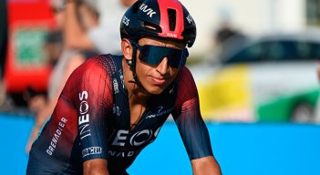 Egan Bernal, corredor colombiano. 