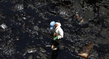 Son 19 playas contaminadas en Perú tras derrame de crudo de española Repsol./Foto: Xinhua