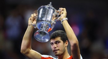 El tenista español  de 19 años Carlos Alcaraz es la nueva joya del tenis mundial.