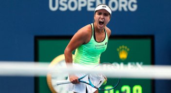 Camila Osorio en el US Open 2022. 