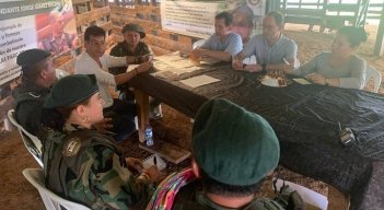 El comisionado para la Paz, Danilo Rueda, se reunió con las disidencias de las Farc./Foto Colprensa