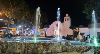Ocaña reactiva una moderna fuente luminosa para el disfrute de chicos y grandes. La Empresa de Servicios Públicos invierte en el embellecimiento paisajístico.