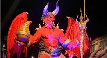 Llegó el diablo a Riosucio tras cuatro años de espera./Foto: El Colombiano