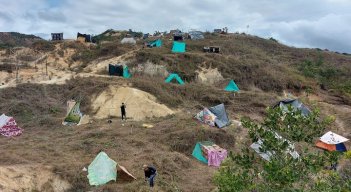 Las autoridades buscan mecanismos de concertación antes de proceder al lanzamiento de las familias que invaden terrenos aledaños a la Normal Superior de Ocaña.