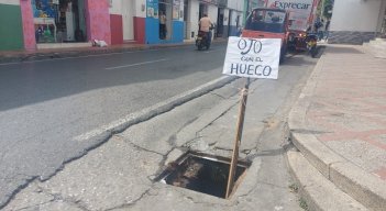 Desesperados se encuentran habitantes de algunos sectores de la localidad ante el hurto de tapas de alcantarillas, rejillas e incluso nomenclaturas.