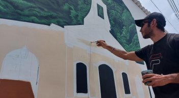 A través de murales buscan mitigar el duelo por la pérdida de un ser querido./ Fotos Javier Sarabia/La Opinión.