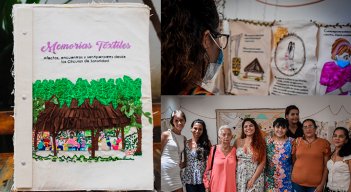 Mujeres artistas: así retrataron la migración a través del bordado 