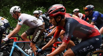 El ciclista colombiano Egan Bernal es una de las principales figuras del Critérium Dauphiné 2023.