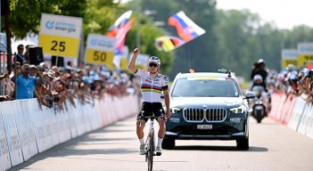 El belga Remco Evenepoel se mostró en la penúltima etapa de la Vuelta a Suiza.