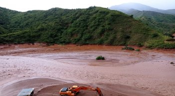 Secas están las estaciones de combustibles de Ocaña ante el cierre de la carretera. Foto Cortesía.