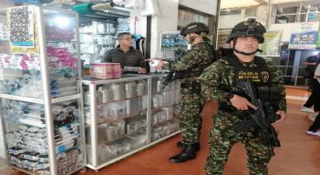 Integrantes del grupo Gaula coordinan acciones para contrarrestar el fenómeno del secuestro y extorsión en Ocaña.