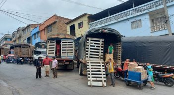 Las autoridades adoptan medidas para organizar la plaza de mercado de Ocaña./ Foto: Cortesía