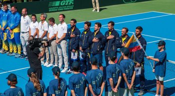 Equipo Colombia Colsanitas. Foto: Nikolay Kattsyn / ITF-FCT 