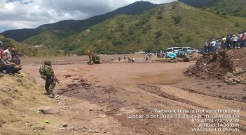 Hasta la fecha no se ha identificado el cadáver hallado en la zona del desastre natural de la vereda El Tarrita. / Foto cortesía