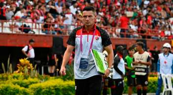 Federico Barrionuevo, técnico del Cúcuta Deportivo. 