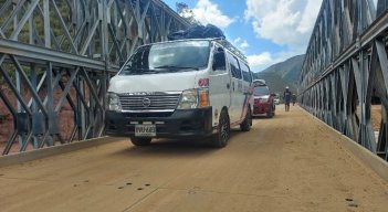 Puente El Tarrita, en zona rural de Ábrego, quedará habilitado hoy/Foto cortesía
