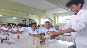 Jóvenes ocañeros se destacan durante las olimpiadas en la Universidad Nacional de Colombia./ Foto: Javier Sarabia.
