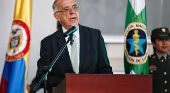 Ministro de Defensa Iván Velásquez. Foto: Colprensa 