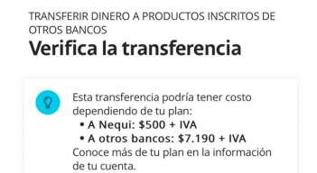 Transferencia Bancolombia.