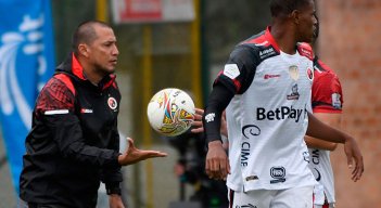 Braynner García, técnico del Cúcuta Deportivo. 