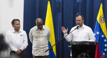 Los cancilleres de Colombia y Venezuela se reunieron en Cúcuta./Foto Juan Pablo Cohen-La Opinión