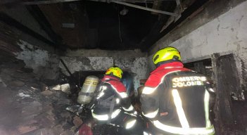Un incendio estructural prende las alarmas sobre las conexiones eléctricas en Ocaña. /Foto: Cortesía