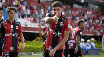 Valentin Robaldo, delantero del Cúcuta Deportivo. 