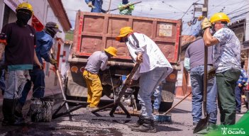 Este tipo de acciones se realizan de manera provisional para mejorar la movilidad y evitar accidentes./ Foto: Cortesía / La Opinión