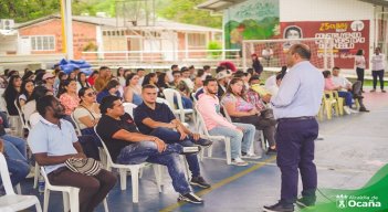 En Ocaña se desarrollan encuentros juveniles para recopilar iniciativas encaminadas a implementar los acuerdos de paz./ Foto: Cortesía