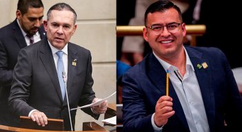 Efraín Cepeda y Jaime Raúl Salamanca, fueron elegidos como presidentes de Senado y Cámara./Fotos Colprensa