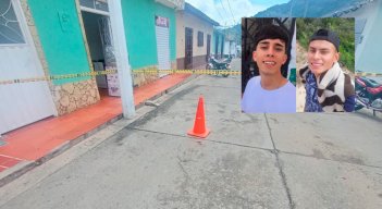 Luis Salazar y Jesús Pacheco fueron asesinados en la reconocida Calle del Comercio, de Villa Caro. 