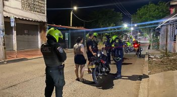 PMU para la seguridad durante el partido en Cúcuta