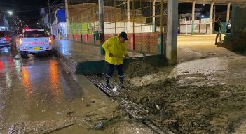 Las fuertes precipitaciones de los últimos días mantienen en alerta a los habitantes de esta zona del departamento./ Foto: Cortesía / La Opinión 