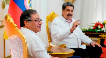 Gustavo Petro y Nicolás Maduro