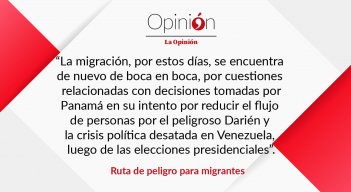 Ruta de peligro para migrantes