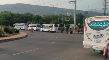 Paro de conductores en el área metropolitana de Cúcuta