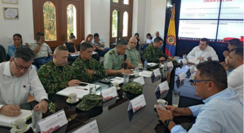 Autoridades departamentales se reunieron para buscar soluciones al problema de la inseguridad.