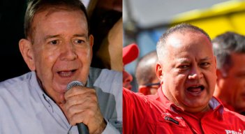 Edmundo González y Diosdado Cabello