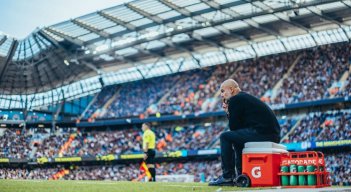 Josep Guardiola, técnico del Manchester City